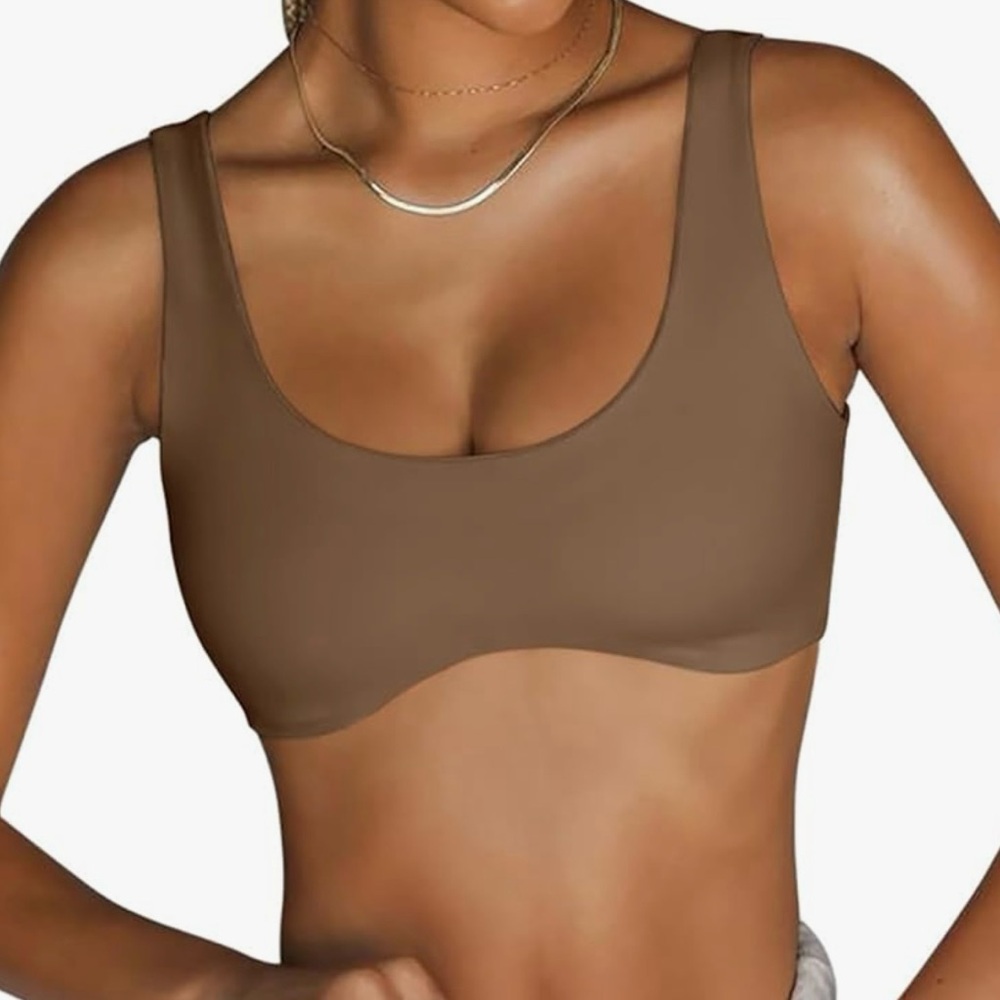 Brown Sports Bra